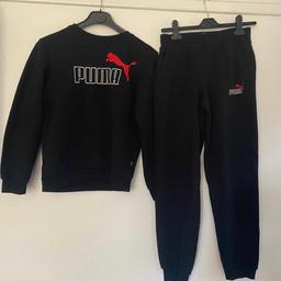 Puma tracksuit in used condition no rips or marks size 13-14 years
