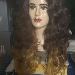 very good condition bouncy curls and a deep side part very beautiful piece with a mixed blonde undertone good offers accepted