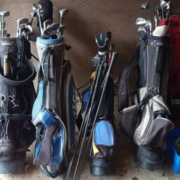 5x sets of golf clubs bucket of ball will separate collection only