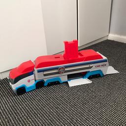 Paw patrol red and blue truck good condition sounds all work