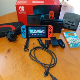 nintendo switch with animal crossing and all accessories shown. You will be given an opportunity to see it working and fully inspect . But after that there will be no refunds once taken away collect only from oldhill dy2 area no holding £230