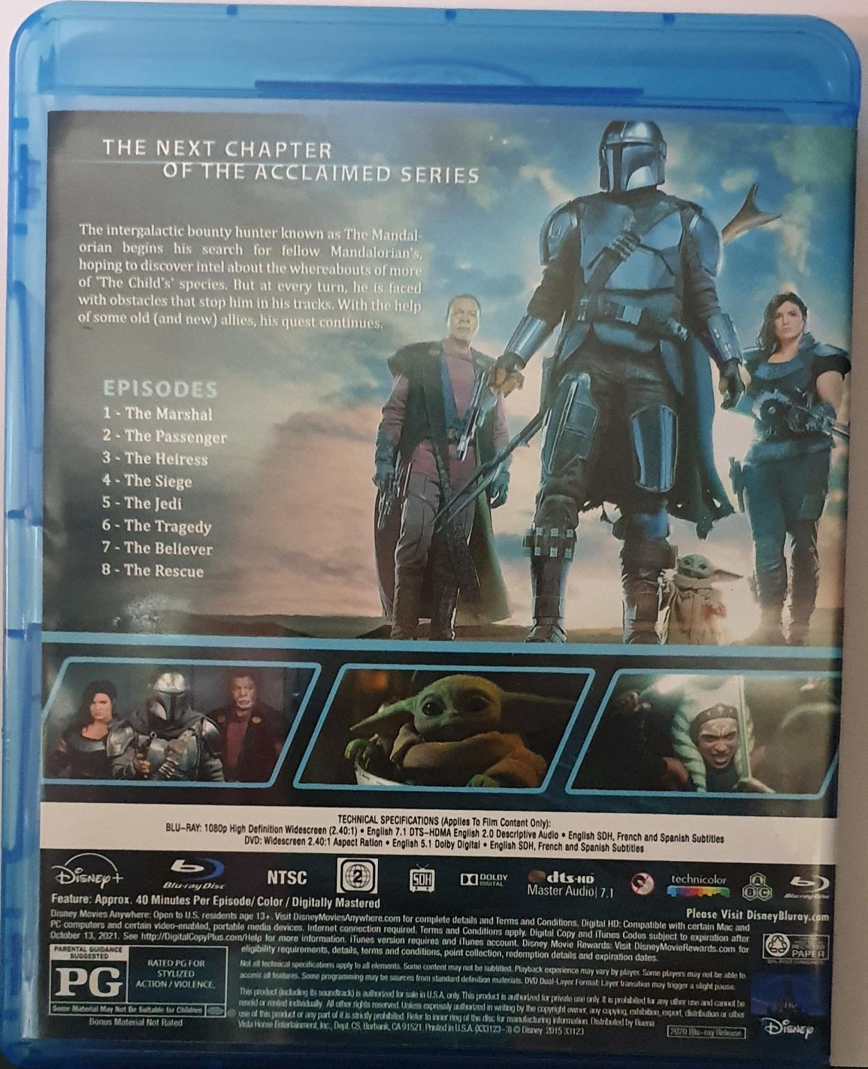 The Mandalorian [Blu-ray] Season 1-2 Ton Deutsch Kaufen!