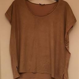 Size 18 beige top
(b48)
collection burscough or willing to post if you can pay through paypal and cover the p&p charges 
please take a look at my other items