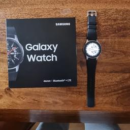 samsung galaxy smart watch 46mm like new comes with spare strap and charger.