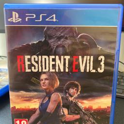 Hi there

For sale is my Resident Evil 3 on the PS4

Fantastic game will keep you at the edge of your seat!

Grab a bargain!