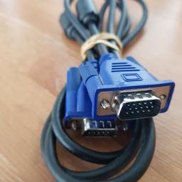 In brand new condition.
This can be used for a variety of technical applications.
NEW VGA Male To VGA Male Cable Computer Monitor 1.5m Lead 150cm Length