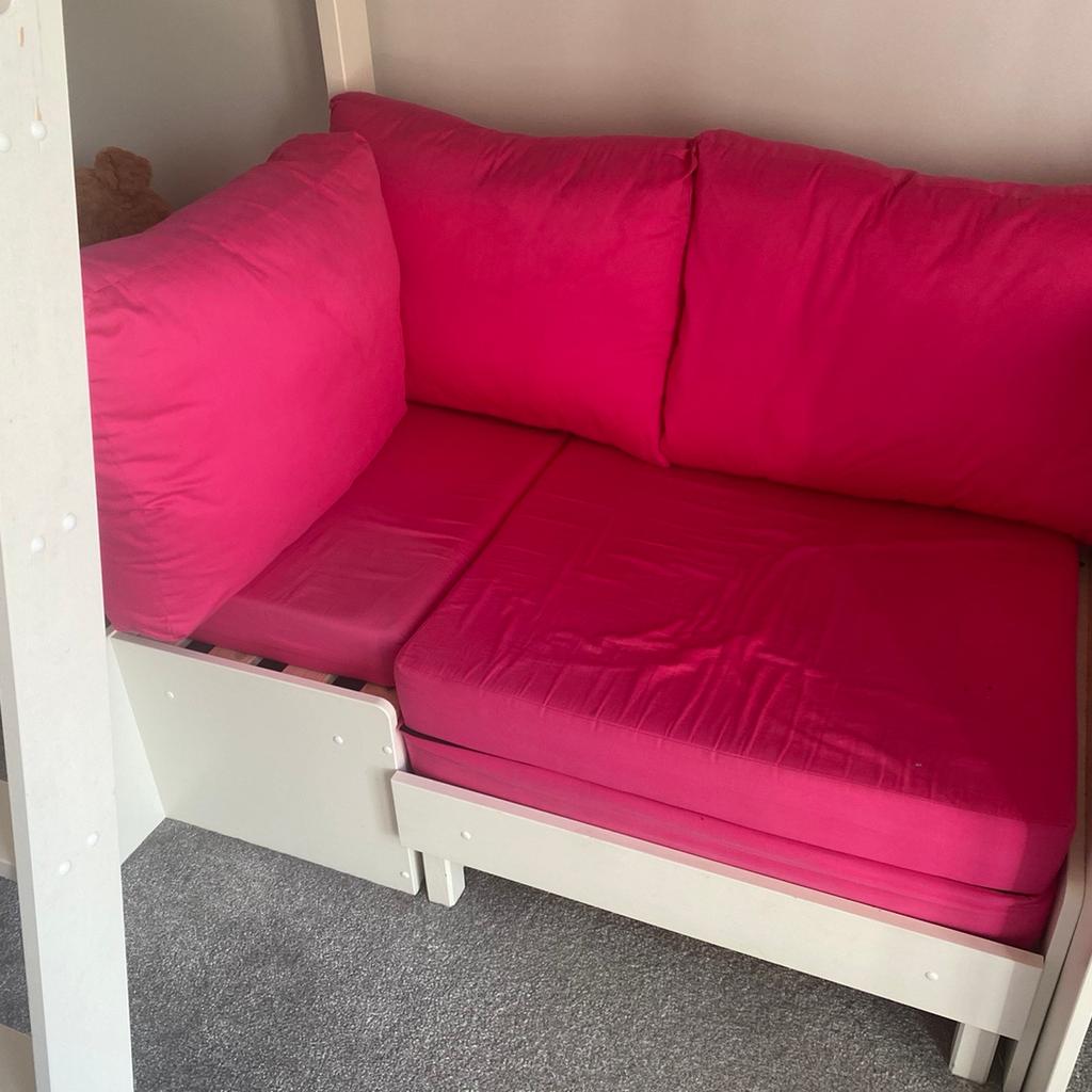 Stompa High Sleeper with fixed desk and futon in BR2 Bromley for £200.