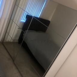 NEED GONE ASAP
Lovely organised PAX wardrobe, heavy double mirrored doors and plenty of well arranged storage including: 
4 drawers
2 clothes rails
Jewellery tray
Trouser rail
Must be able to to dismantle on collection.
From pet and smoke free home.