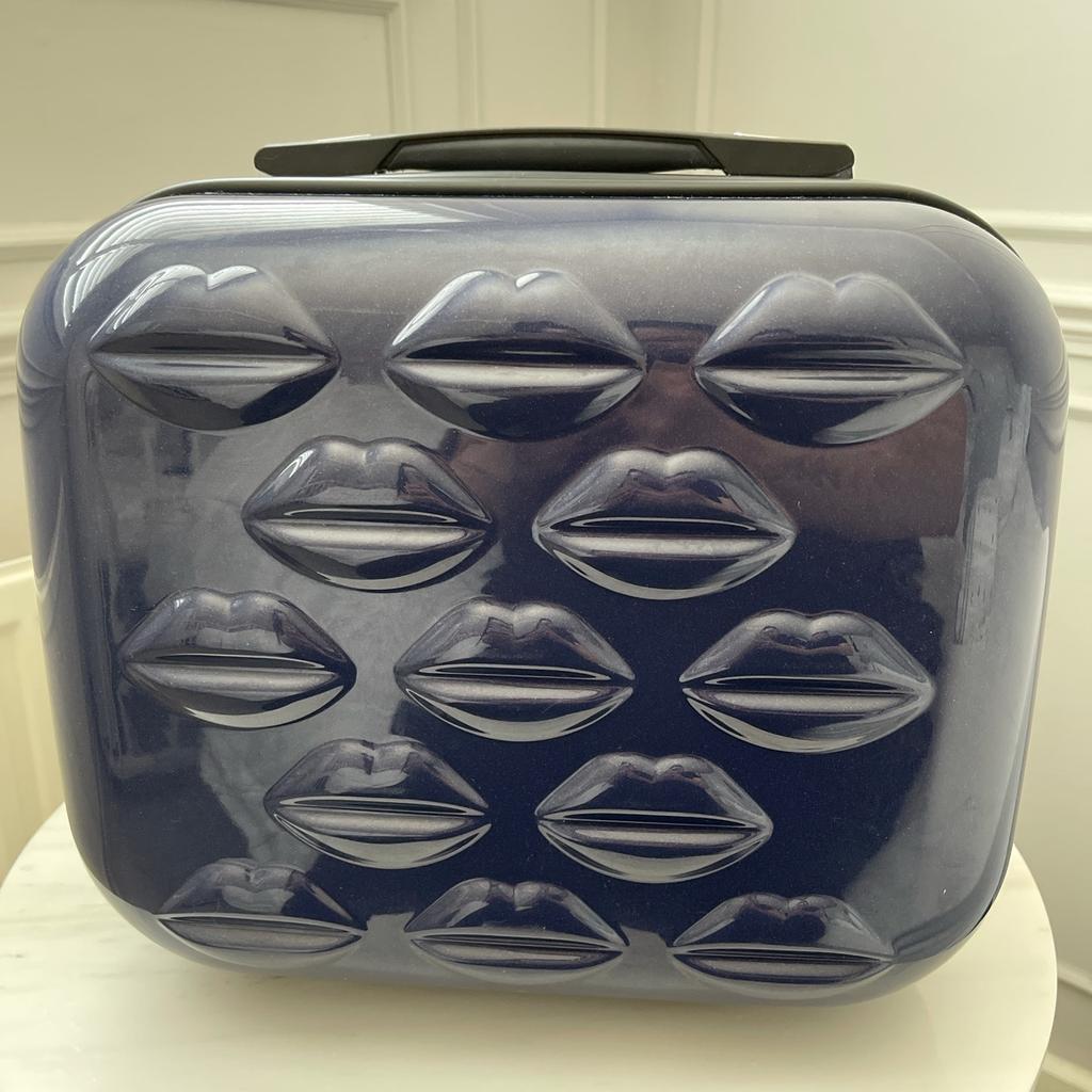 Lulu Guinness navy lips vanity case in Hastings for 25.00 for