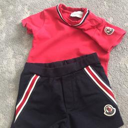 Like new, size 6 to 9 months. Shorts n t shirt