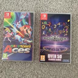 Nintendo switch games only played a few times 
mario tennis aces - £30 
sega mega drive classics a £20

Collection cusworth