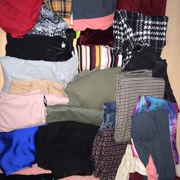 I am selling a huge bundle of women’s clothing, ranging from sizes 6,8,Xs and Small.
Many of these clothes have only ever been worn to try on and they don’t fit.
I am willing to sell clothes individually or in smaller bundles, however I would prefer to sell as one big bundle in order to get rid of them after a clear out.
Included in this bundle is a selection of tops, bottoms, dresses and coats. I am unable to show each item individually, however they are all shown in the images.
