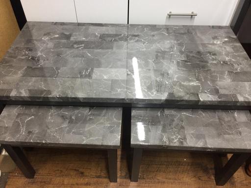 Buy & Sell West Yorkshire Bradford - Photos for Grey coffee table set (marble effect)