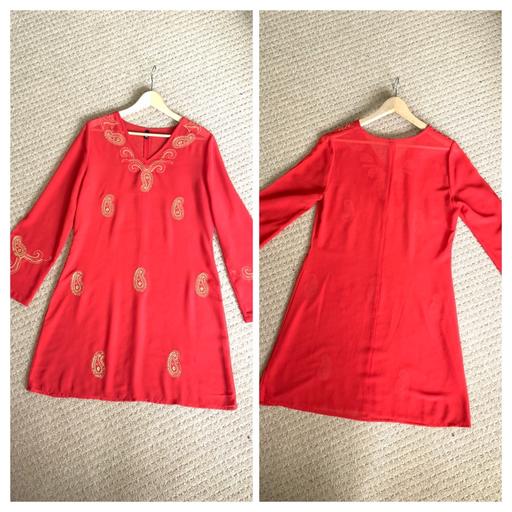 Buy & Sell East London Redbridge - East London - Photos for H&M sheer, sequins, chiffon tunic size 14