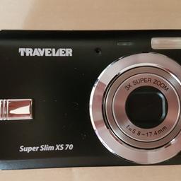 Verkaufe kompakte Digitalkamera Traveler Super Slim XS 70 mit 3-fachem optischen Zoom. Wurde sehr wenig genutzt und funktioniert einwandfrei.

Inkl. 2 Akkus, 512MB SD-Karte, Ladekabel und USB-Kabel.


20€ VB.