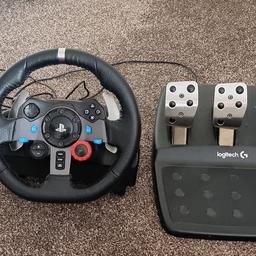 hi im selling my logitech G29 Steering wheel as I bought a different console and doesn't work on that,it's in really good condition comes with all cables but no shifter,works on ps3 and ps4 grab a bargain £150 ono