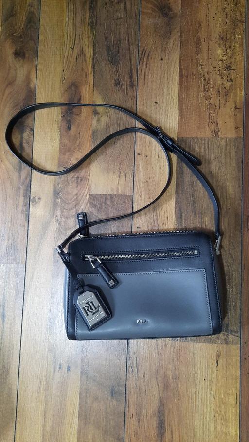 Buy & Sell West Midlands Birmingham - Photos for Ralph Lauren Grey brown leather shoulder bag