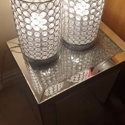 A pair of matching bedside lamps
Fully working, excellent condition, ex display 
£15 each or both for £25
postage available at buyers cost
