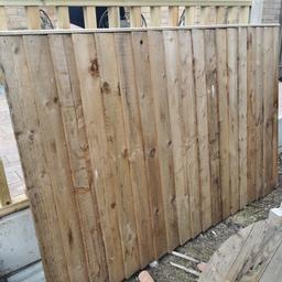 6ft x 4ft feather edge panels.

I now only have 3 left. 

Excellent condition overall. 1 notch on 1 hence the price. These have only been used as temporary fencing for a couple of weeks.

Collection preferred, but may be able to delivery free within 5 MILES OF LE6 area of Leicester