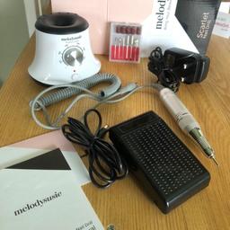 MelodySusie Scarlet Nail Drill 30000RPM, Professional Low Noise, Low Vibration, Electric Nail Files, Nail Drill Machine for Acrylic Nails and Gel Nails, Efile Electric Manicure and Pedicure Set.

Bought so my wife could do her nails during lockdown, used once, very little wear.
