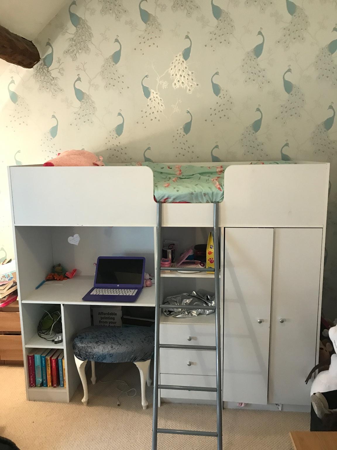 White cabin bed in South Staffordshire für 50,00 £ zum Verkauf Shpock DE