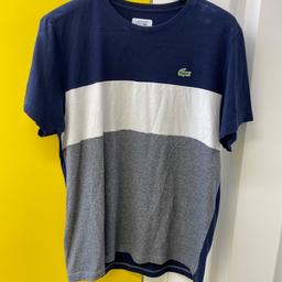 Lacoste sport men’s t shirt
Size XL
Blue