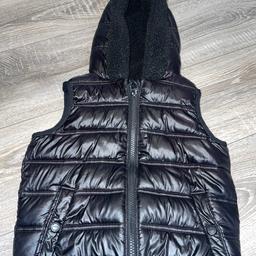 boys black body warmer gillet 
from next
size 3-4