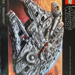 Amazing Lego set perfect for any Star Wars fan it is 99% complete comes with all inside boxes instructions and figures box has slight damage on it