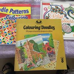 3 adult colouring books on has a mark on first page but other than that there new