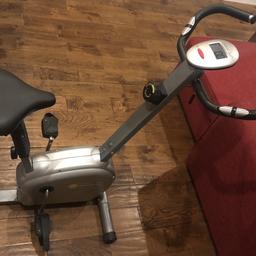 Exercise bike in very good condition.
 LCD  displays, speed, distance, scan and pulse.
Collection Gravesend or small fee delivery