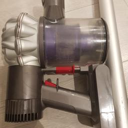 Hi, I've got here a Dyson v6 hoover it's in real good condition only use a few times.