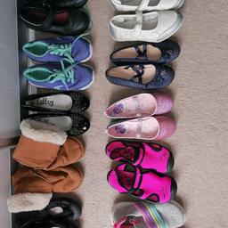 size 12-13 girls shoes.. some never worn...
10 pairs