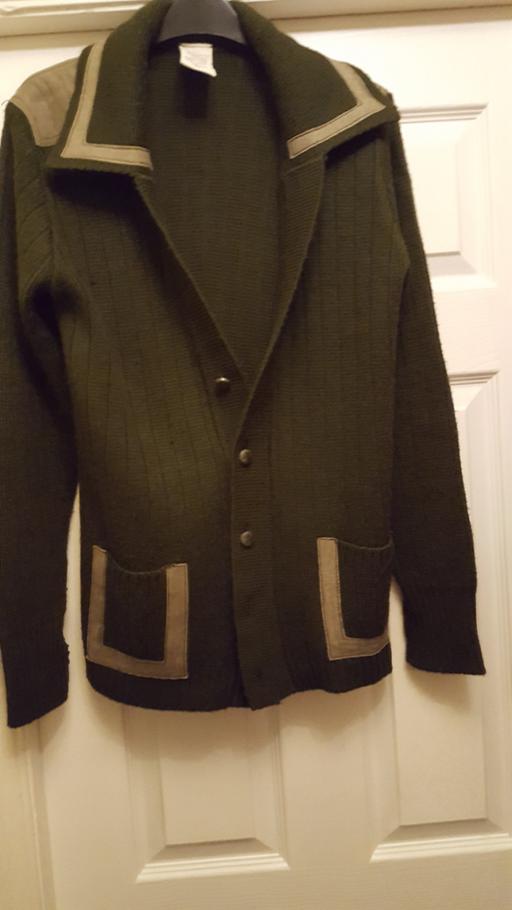 Buy & Sell Greater Manchester Stockport - Photos for Gents Olive Cardigan Jacket size Medium.