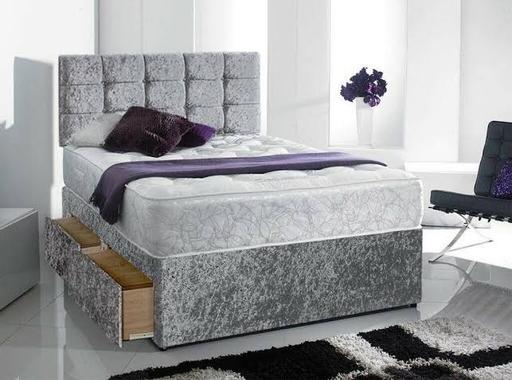 Buy & Sell South East London Charlton - South East London - Photos for Brand new crush valvet divan bed all sizes