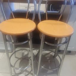 matching pair of bar stools
