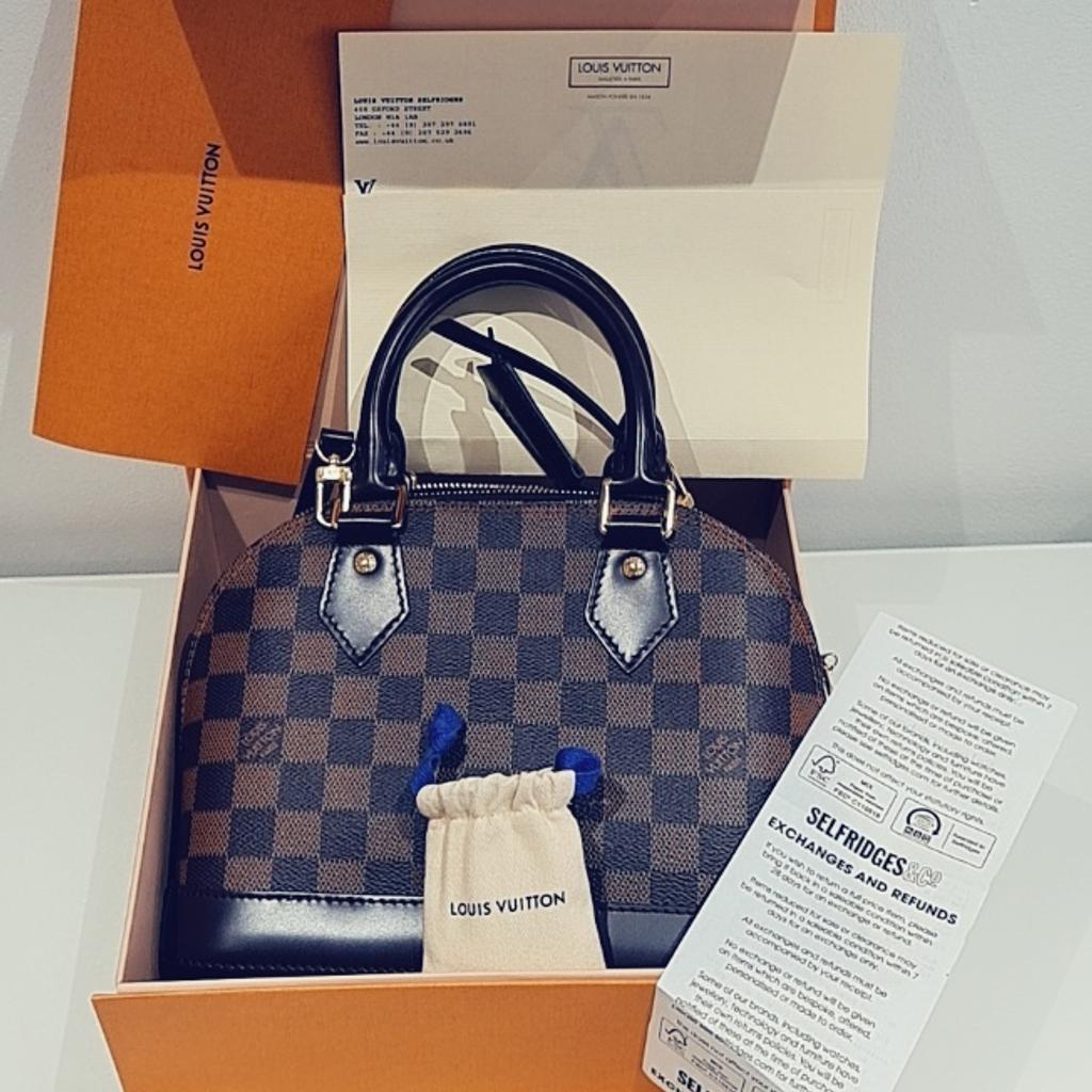 Alma BB Damier Ebene Canvas - Handtaschen