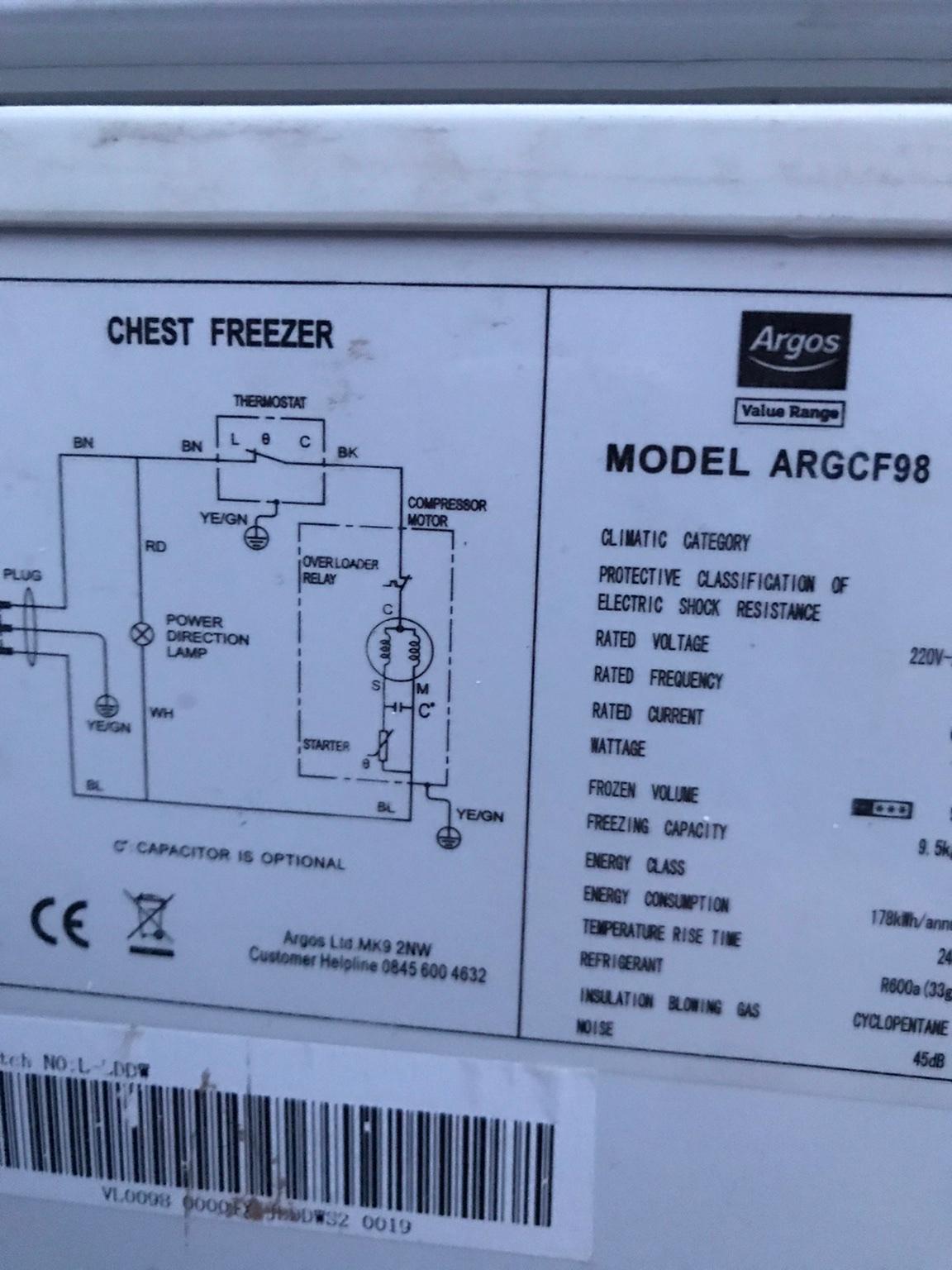 Argos chest freezer in B45 Birmingham für £ 60,00 zum Verkauf Shpock AT