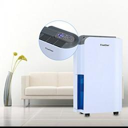 The Finether dehumidifier is modern, portable and quiet-operating. Design with the electronic control panel and touch button technology.
: The LED digital display and the LED indicators of each button show the work status of the unit, distinct and clear.
: The auto humidistat allows you set the desired humidity level between 40-80%RH and ensures the unit always operates at its maximum efficiency with low power consumption.
:There three models(Auto model, Common model and Continuous clothes dryi