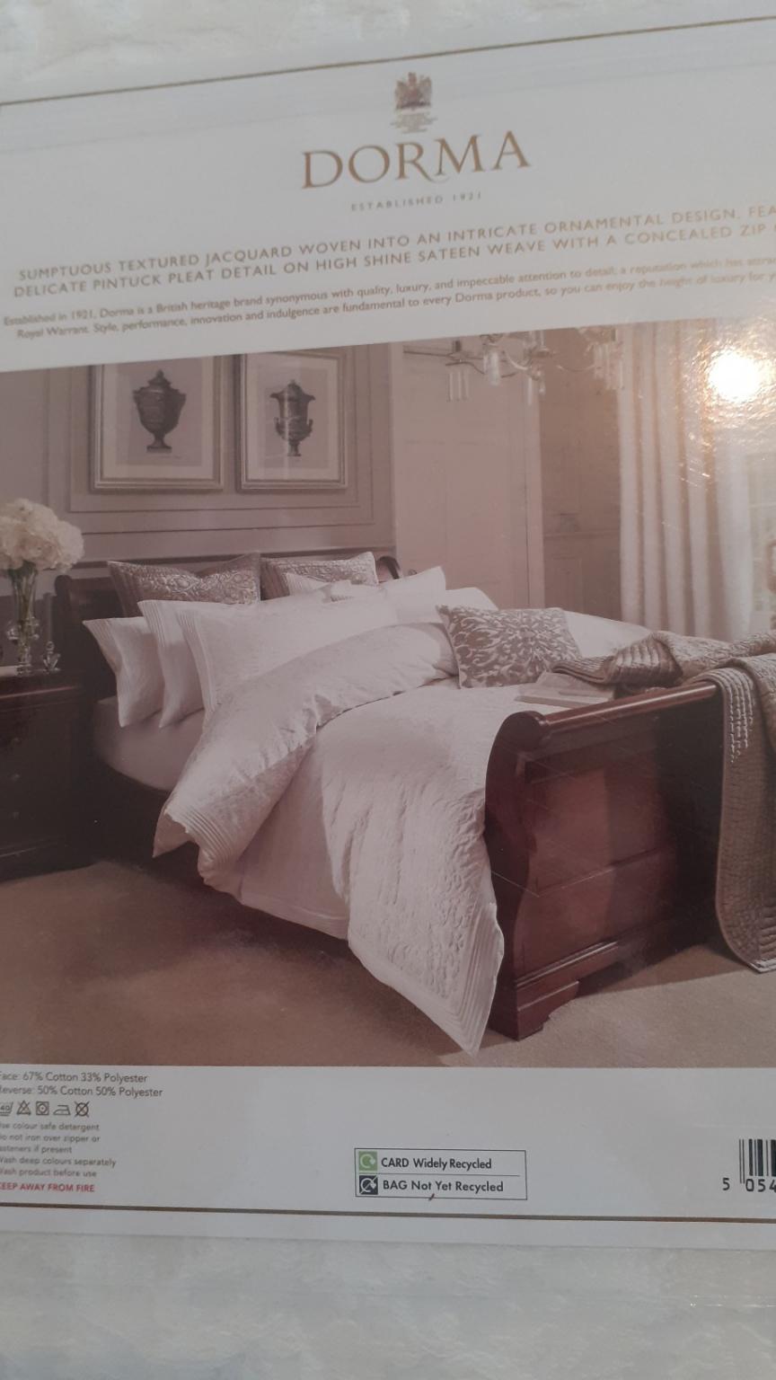 Dorma charlbury kingsize duvet cover in S65 Rotherham for £70.00 for