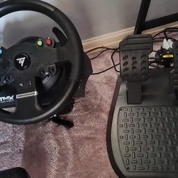 Due to upcoming spinal surgery i no longer require these.
Works perfectly never had a problem. Used it for PC and Xbox.
You will need to go on Thrustmaster website to calbriate them to whatever you use it for.