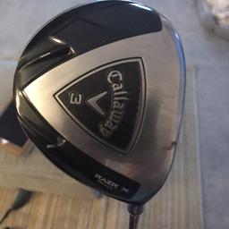 Callaway razr x 3 wood in great used condition in regular shaft with as new grip £50 Ono