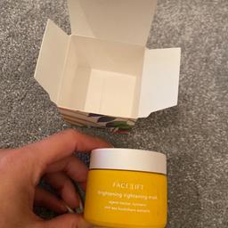 Like a pot of gold, this yellow mask will automatically give you a sunnier disposition thanks to the brightening turmeric and Kaolin clay, drawing out any impurities to create a smoother, light-reflecting finish. Sea Buckthorn extract, with its vitamin C content not only adds an extra pop of radiance but is also full of fatty acids that boost collagen levels, to make skin look plump and toned. It’s the equivalent of a body sculpt class – but for your face! RRP £20