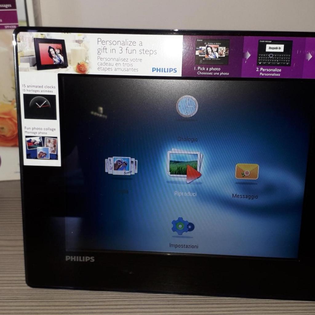 CORNICE DIGITALE PHILIPS PHOTOFRAME in 20128 Cassina de' Gatti für € 25