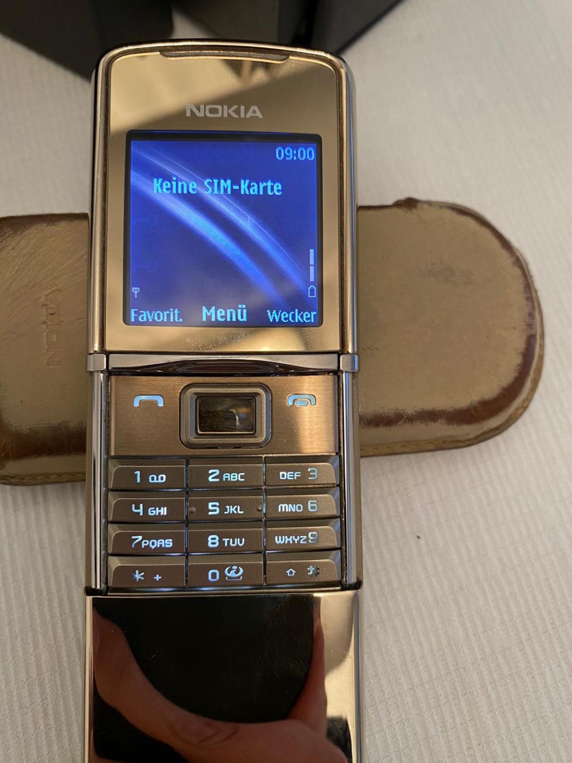 Nokia 8800 Scirocco 18K Gold NEUwertig in 63456 Hanau für € 875,00 zum