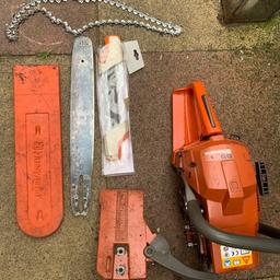Good chainsaw in good working order with stihl blade sharpener Husqvarna 55 Air Injection Chainsaw