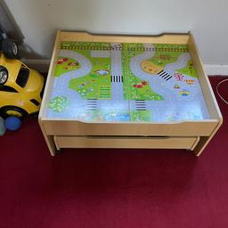 Play table and train track in draw that hides underneath good condition.
COLLECTION ONLY