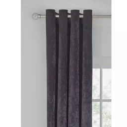 Argos Home Velvet Lined Eyelet Curtain - 117 X 137 Cm - Black
Brand new 
Collection only