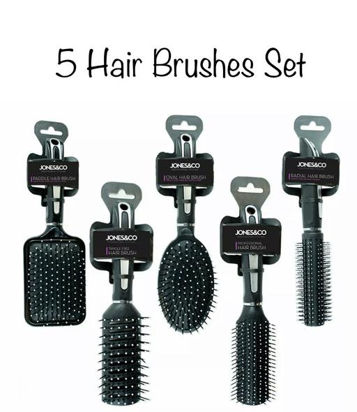 Buy & Sell East London Havering - Photos for 5 Hair Brushes Styling Black Set