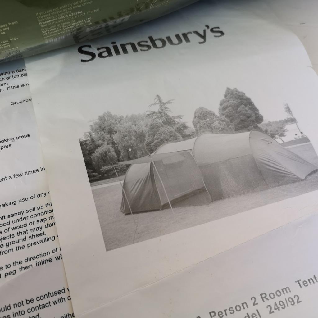 Sainsburys tent hotsell