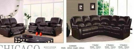 Buy & Sell South East London Brixton - South East London - Photos for Chicago Recliner Leather sofa